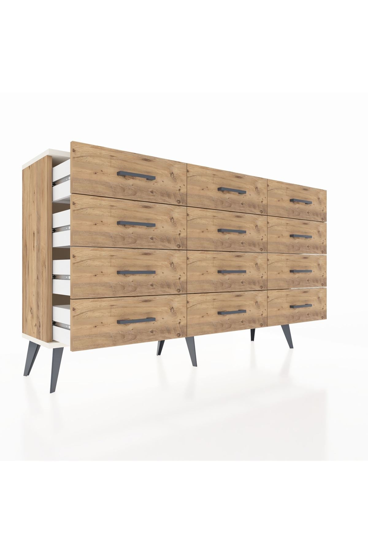 Arges Konsol 12 Çekmeceli 132x30x83 - S144M016V24A