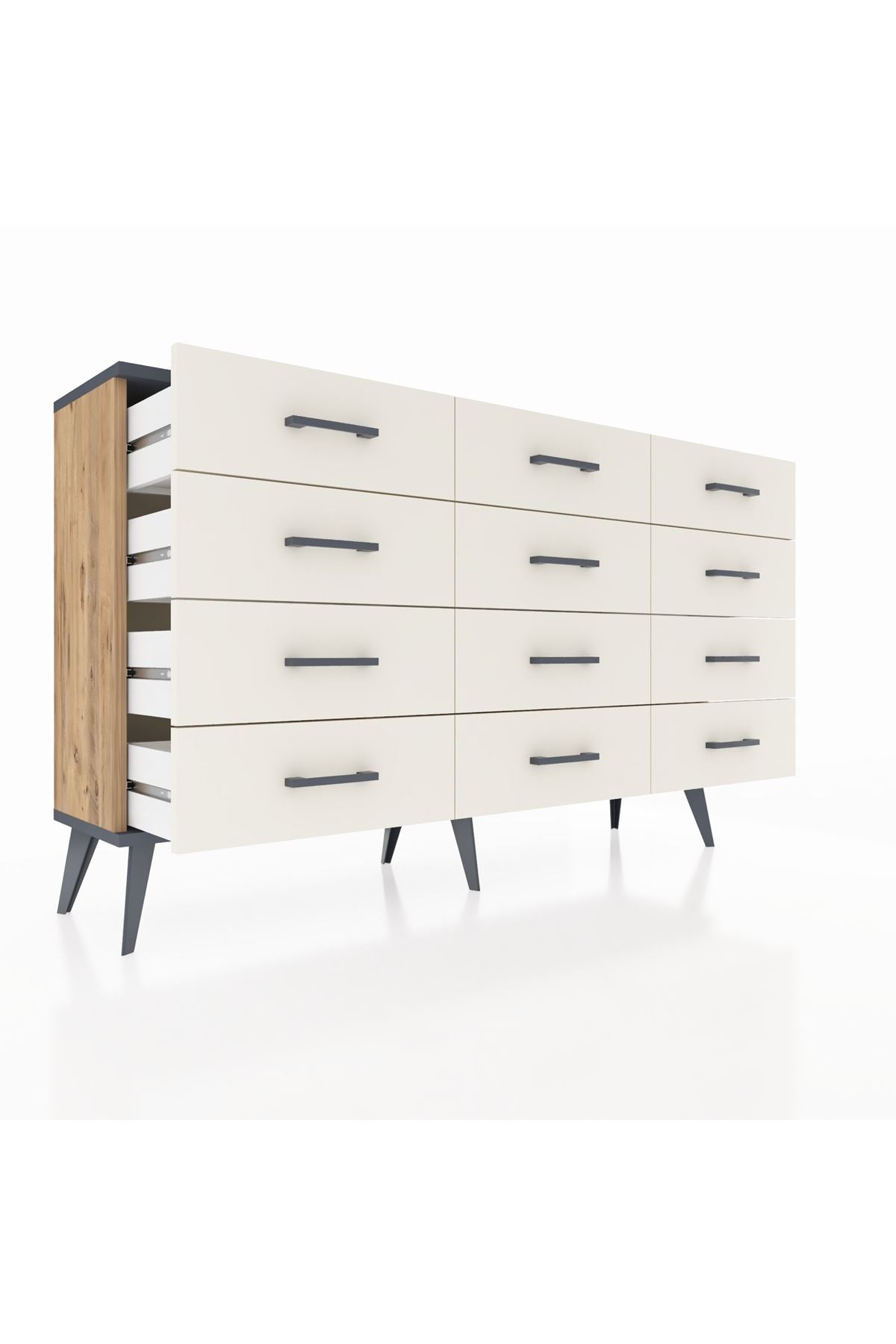 Arges Konsol 12 Çekmeceli 132x30x83 - S144M016V25A