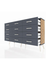 Arges Konsol 12 Çekmeceli 132x30x83 - S144M016V26A