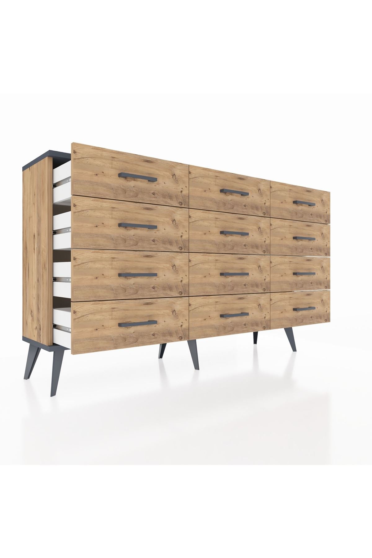 Arges Konsol 12 Çekmeceli 132x30x83 - S144M016V27A