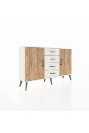 Arges Konsol 4 Raflı 4 Çekmeceli 2 Kapaklı 132x30x83 - S144M017V01A