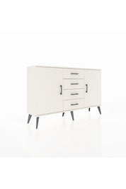 Arges Konsol 4 Raflı 4 Çekmeceli 2 Kapaklı 132x30x83 - S144M017V04A