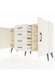 Arges Konsol 4 Raflı 4 Çekmeceli 2 Kapaklı 132x30x83 - S144M017V04A