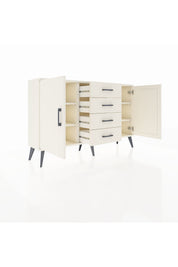 Arges Konsol 4 Raflı 4 Çekmeceli 2 Kapaklı 132x30x83 - S144M017V04A