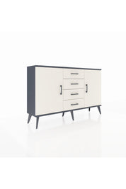 Arges Konsol 4 Raflı 4 Çekmeceli 2 Kapaklı 132x30x83 - S144M017V13A