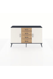 Arges Konsol 4 Raflı 4 Çekmeceli 2 Kapaklı 132x30x83 - S144M017V15A