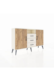 Arges Konsol 5 Raflı 3 Çekmeceli 2 Kapaklı 132x30x83 - S144M018V01A