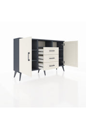 Arges Konsol 5 Raflı 3 Çekmeceli 2 Kapaklı 132x30x83 - S144M018V13A