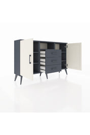 Arges Konsol 5 Raflı 3 Çekmeceli 2 Kapaklı 132x30x83 - S144M018V14A