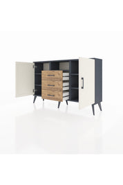 Arges Konsol 5 Raflı 3 Çekmeceli 2 Kapaklı 132x30x83 - S144M018V15A