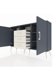 Arges Konsol 5 Raflı 3 Çekmeceli 2 Kapaklı 132x30x83 - S144M018V16A