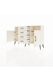 Arges Konsol 4 Raflı 4 Çekmeceli 2 Kapaklı 132x30x83 - S144M019V04A