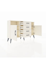 Arges Konsol 4 Raflı 4 Çekmeceli 2 Kapaklı 132x30x83 - S144M019V04A