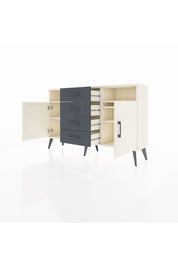 Arges Konsol 4 Raflı 4 Çekmeceli 2 Kapaklı 132x30x83 - S144M019V05A