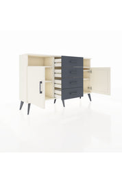Arges Konsol 4 Raflı 4 Çekmeceli 2 Kapaklı 132x30x83 - S144M019V05A