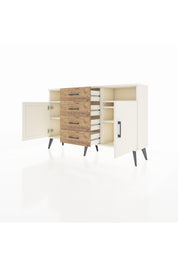 Arges Konsol 4 Raflı 4 Çekmeceli 2 Kapaklı 132x30x83 - S144M019V06A