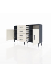 Arges Konsol 4 Raflı 4 Çekmeceli 2 Kapaklı 132x30x83 - S144M019V13A