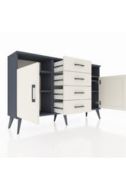 Arges Konsol 4 Raflı 4 Çekmeceli 2 Kapaklı 132x30x83 - S144M019V13A