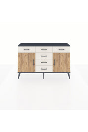 Arges Konsol 2 Raflı 6 Çekmeceli 2 Kapaklı 132x30x83 - S144M020V10A