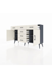 Arges Konsol 2 Raflı 6 Çekmeceli 2 Kapaklı 132x30x83 - S144M020V13A