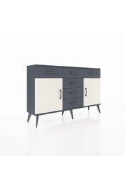 Arges Konsol 2 Raflı 6 Çekmeceli 2 Kapaklı 132x30x83 - S144M020V14A