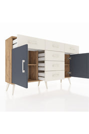 Arges Konsol 2 Raflı 6 Çekmeceli 2 Kapaklı 132x30x83 - S144M020V25A