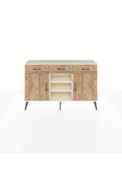 Arges Konsol 4 Raflı 3 Çekmeceli 2 Kapaklı 132x30x83 - S144M021V03A