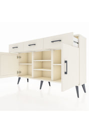 Arges Konsol 4 Raflı 3 Çekmeceli 2 Kapaklı 132x30x83 - S144M021V04A
