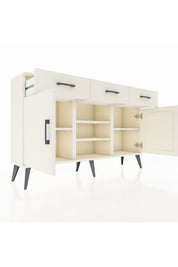 Arges Konsol 4 Raflı 3 Çekmeceli 2 Kapaklı 132x30x83 - S144M021V04A