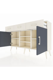 Arges Konsol 4 Raflı 3 Çekmeceli 2 Kapaklı 132x30x83 - S144M021V07A