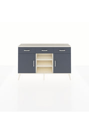 Arges Konsol 4 Raflı 3 Çekmeceli 2 Kapaklı 132x30x83 - S144M021V08A