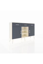 Arges Konsol 4 Raflı 3 Çekmeceli 2 Kapaklı 132x30x83 - S144M021V08A