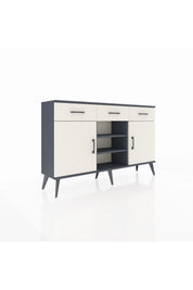 Arges Konsol 4 Raflı 3 Çekmeceli 2 Kapaklı 132x30x83 - S144M021V13A