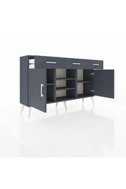 Arges Konsol 4 Raflı 3 Çekmeceli 2 Kapaklı 132x30x83 - S144M021V17A