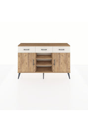 Arges Konsol 4 Raflı 3 Çekmeceli 2 Kapaklı 132x30x83 - S144M021V19A