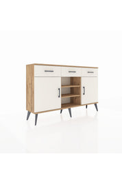 Arges Konsol 4 Raflı 3 Çekmeceli 2 Kapaklı 132x30x83 - S144M021V22A