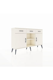 Arges Konsol 3 Raflı 3 Çekmeceli 3 Kapaklı 132x30x83 - S144M022V04A
