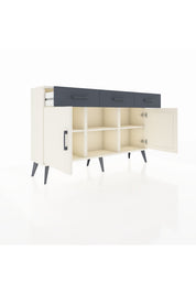 Arges Konsol 3 Raflı 3 Çekmeceli 3 Kapaklı 132x30x83 - S144M022V05A