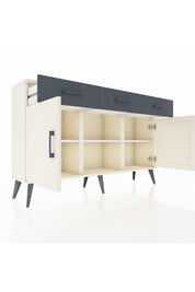 Arges Konsol 3 Raflı 3 Çekmeceli 3 Kapaklı 132x30x83 - S144M022V05A