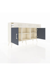 Arges Konsol 3 Raflı 3 Çekmeceli 3 Kapaklı 132x30x83 - S144M022V07A