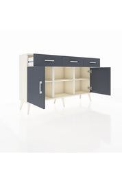Arges Konsol 3 Raflı 3 Çekmeceli 3 Kapaklı 132x30x83 - S144M022V08A