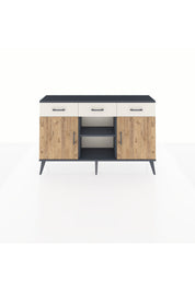 Arges Konsol 3 Raflı 3 Çekmeceli 3 Kapaklı 132x30x83 - S144M022V10A