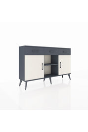 Arges Konsol 3 Raflı 3 Çekmeceli 3 Kapaklı 132x30x83 - S144M022V14A