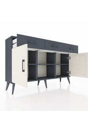 Arges Konsol 3 Raflı 3 Çekmeceli 3 Kapaklı 132x30x83 - S144M022V14A
