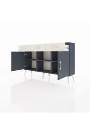 Arges Konsol 3 Raflı 3 Çekmeceli 3 Kapaklı 132x30x83 - S144M022V16A