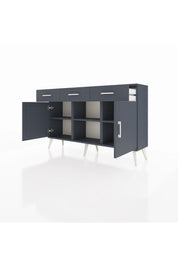 Arges Konsol 3 Raflı 3 Çekmeceli 3 Kapaklı 132x30x83 - S144M022V17A