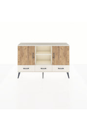 Arges Konsol 6 Raflı 3 Çekmeceli 3 Kapaklı 132x30x83 - S144M023V01A
