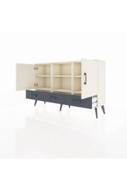 Arges Konsol 6 Raflı 3 Çekmeceli 3 Kapaklı 132x30x83 - S144M023V05A
