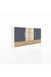 Arges Konsol 6 Raflı 3 Çekmeceli 3 Kapaklı 132x30x83 - S144M023V09A