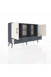Arges Konsol 6 Raflı 3 Çekmeceli 3 Kapaklı 132x30x83 - S144M023V14A